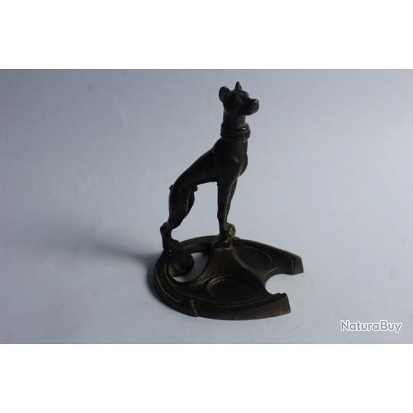 Sculpture presse papier bronze chien