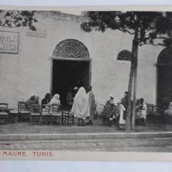 Carte postale Tunisie Café Maure Tunis