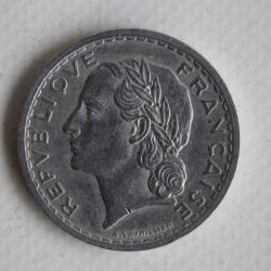 Monnaie 5 Francs Lavrillier 1945 C
