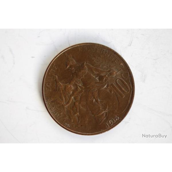 Monnaie 10 centimes Dupuis 1914