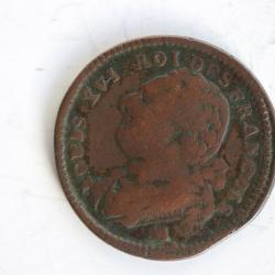 Monnaie Louis XVI 12 deniers "au faisceau" 1792 MA