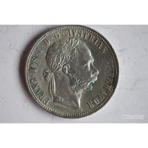 Monnaie argent 1 Florin Franois Joseph Ier 1879 Autriche