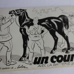 Eric de COULON  Un cours avec la batterie 9  1935