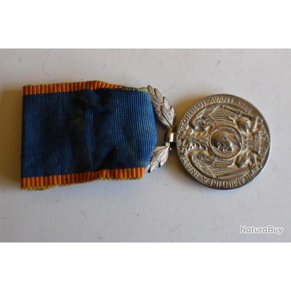 Mdaille commmorative des Balkans Roumanie 1913