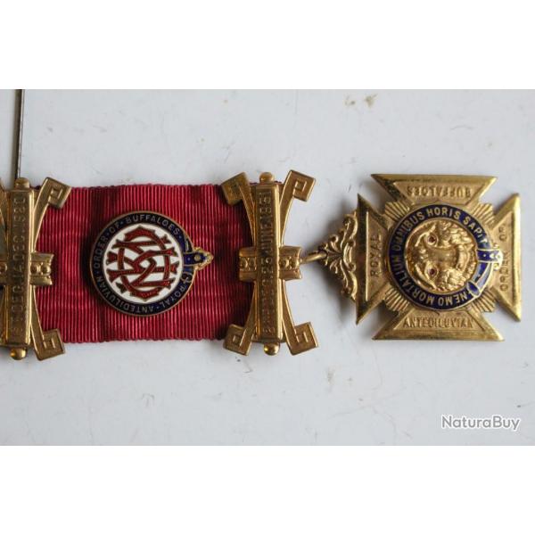 Dcoration The Royal Antediluvian Order of Buffaloes Francs-maons
