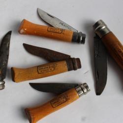 OPINEL anciens couteaux N° 6 - 7 - 9