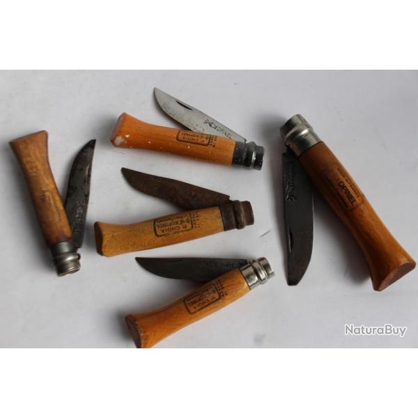 OPINEL anciens couteaux N 6 - 7 - 9