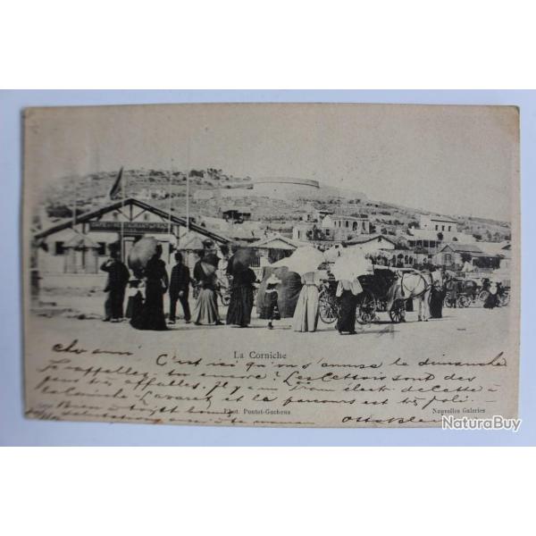 Carte postale France Cette (Ste) La corniche Caf Prado Attelage