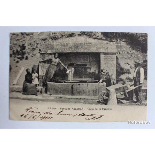 Carte postale France Fontaine Napolon Route de la Faucille
