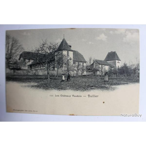 Carte postale Suisse Duillier Les chateaux Vaudois