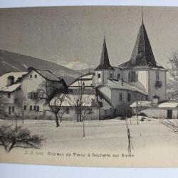 Carte postale Suisse Chateau de Preux Anchette sur Sierre
