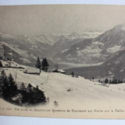 Carte postale Suisse Sanatorium Genevois Clairmont sur Sierre