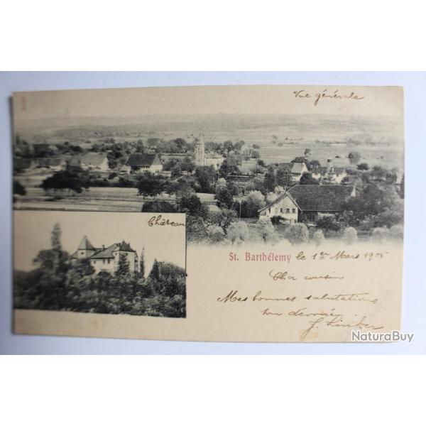 Carte postale Suisse Saint-Barthlemy