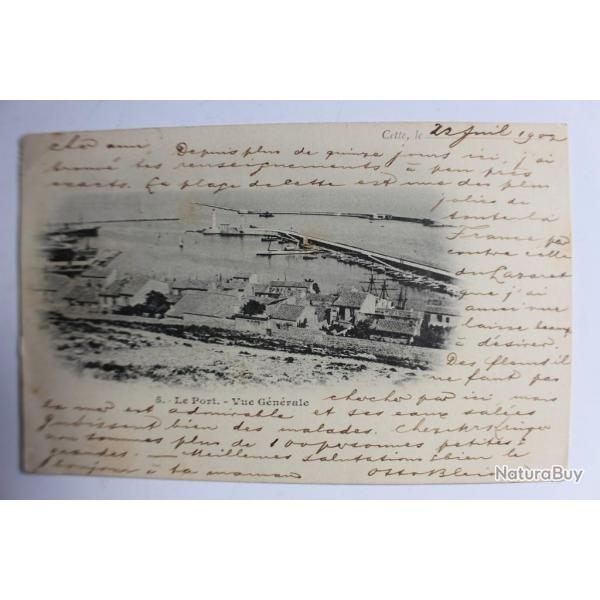 Carte postale France Cette le port