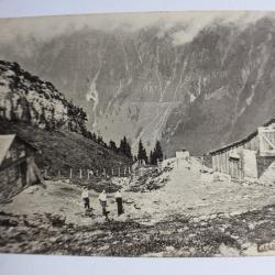 Carte postale Liedernenalp Clubhütte Section Mythen Club alpin Suisse