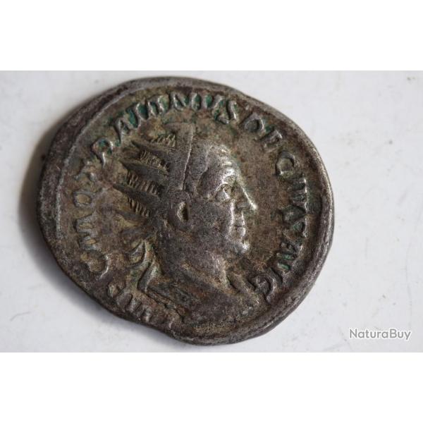 Monnaie Romaine argent Antoninien TRAJAN DCE VICTORIA AVG