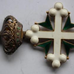 Décoration ORDRE des SAINTS MAURICE LAZARE Italie Chevalier croix or