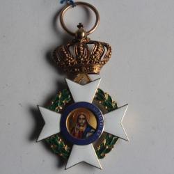 Décoration Croix de l'ordre royal du sauveur Grèce or