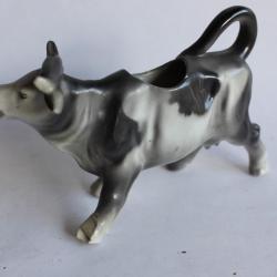 Pot a crème porcelaine souvenir vache