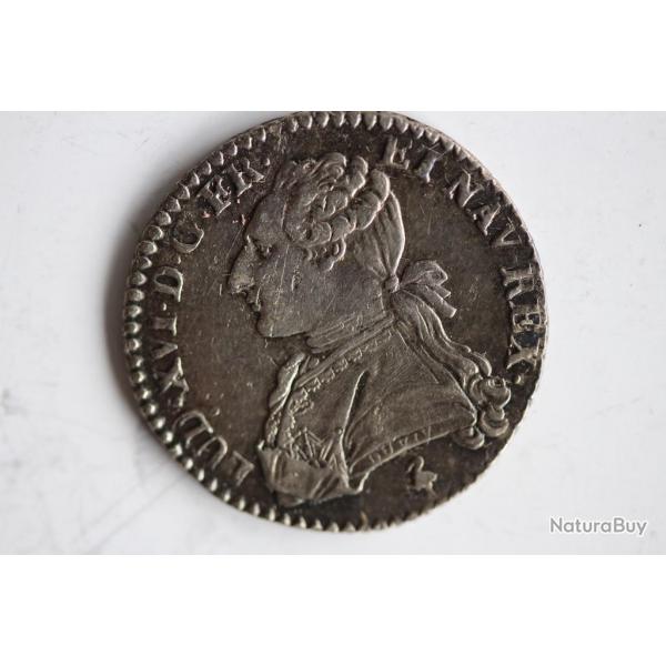 Piece de monnaie argent 1/10 Ecu 1778 A Louis XVI TTB+