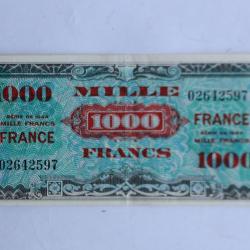 Billet 1000 Francs verso France type 1945 France SUP