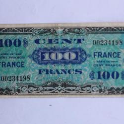 Billet 100 Francs verso France type 1945 France Série X
