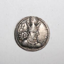 Pièce de monnaie sassanide argent Drachme Iran