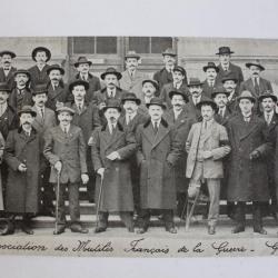 Carte postale Association des mutilés français guerre Genève