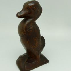 César Bolle sculpture bois caneton