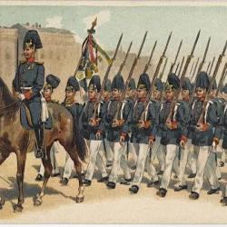 CPA militaire illustrée - Militaria