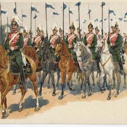 CPA militaire illustrée - Militaria