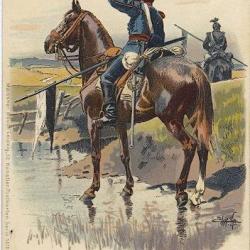 CPA militaire illustrée - Militaria - Vedette Culan