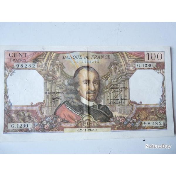 Billet 100 Francs 2/11/1978