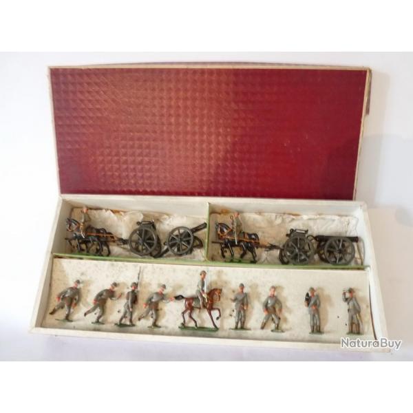 Boite de soldats de plomb artillerie Suisse