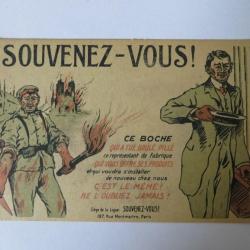CPA Souvenez - Vous Militaria