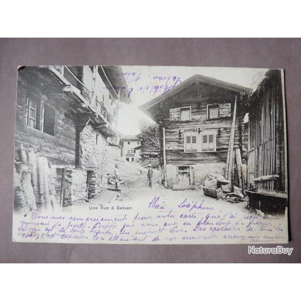 CPA Une Rue  Salvan