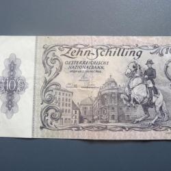 Billet 10 Schilling 1950 Autriche
