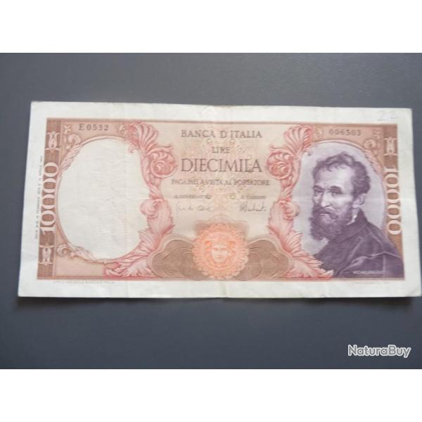 Billet 10000 Lire 1962-73 Italie