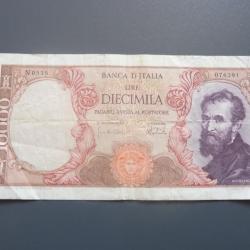 Billet 10000 Lire 1962-73 Italie