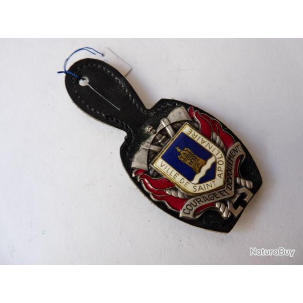 Insigne Pompier Saint Apolinaire