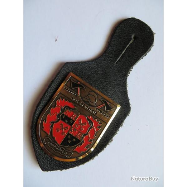 Insigne Pompier  Insigne Pompier Genve Compagnie IV
