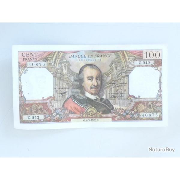 Billet 100 Francs CORNEILLE 0.4-.3-1976.0  Z.942  40875