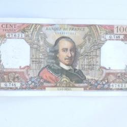 Billet 100 Francs CORNEILLE U.5-7-1973.U. Q.748 67621