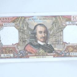 Billet 100 Francs CORNEILLE F.15-5-1975.F 0.862 80551