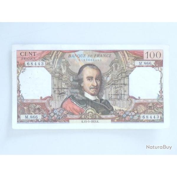 Billet 100 Francs CORNEILLE K.15-5-1975.K  M.866 68443