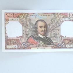 Billet 100 Francs CORNEILLE 3-3-1977.K SUP