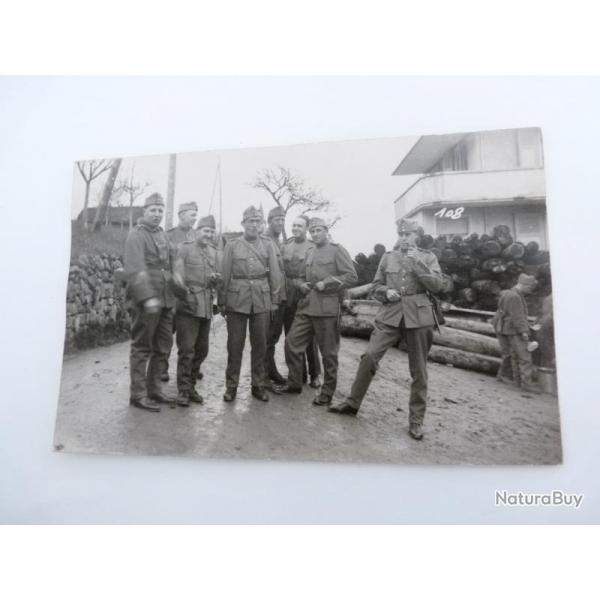 Carte photo Suisse Militaria Zurich Carte Postale
