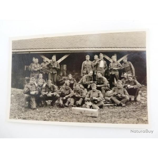 Carte photo Suisse Militaria Zurich Carte Postale