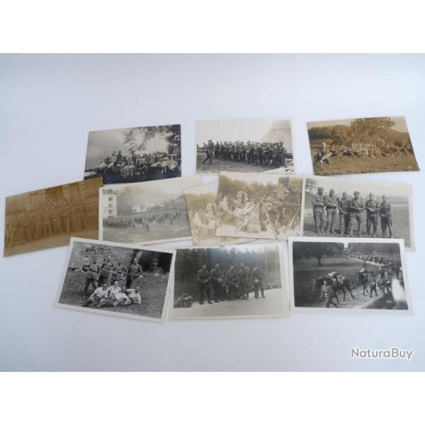 11 Cartes photos Suisse Militaria Zurich Cartes Postales