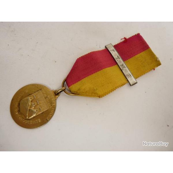 Dcoration Corps des Pompiers Tisino Argent